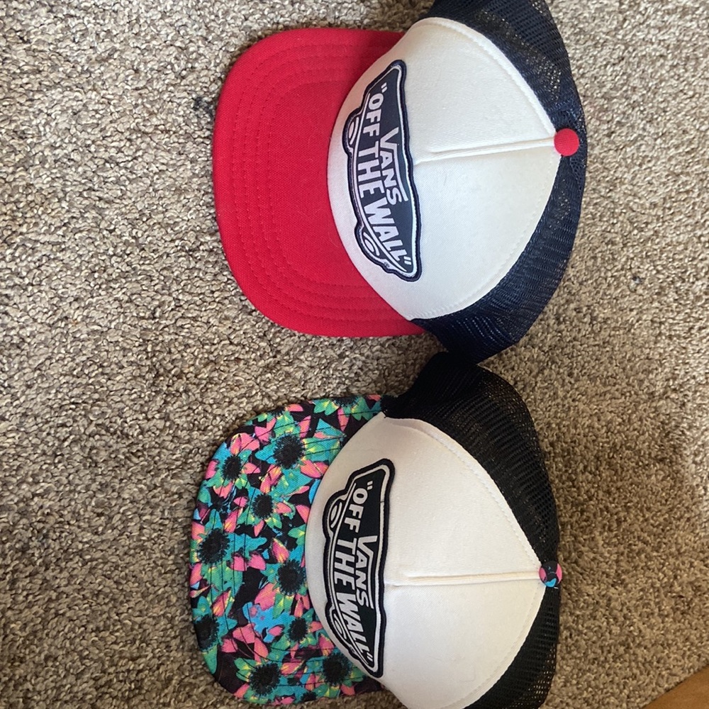 Vans Floral hat and Navy hat